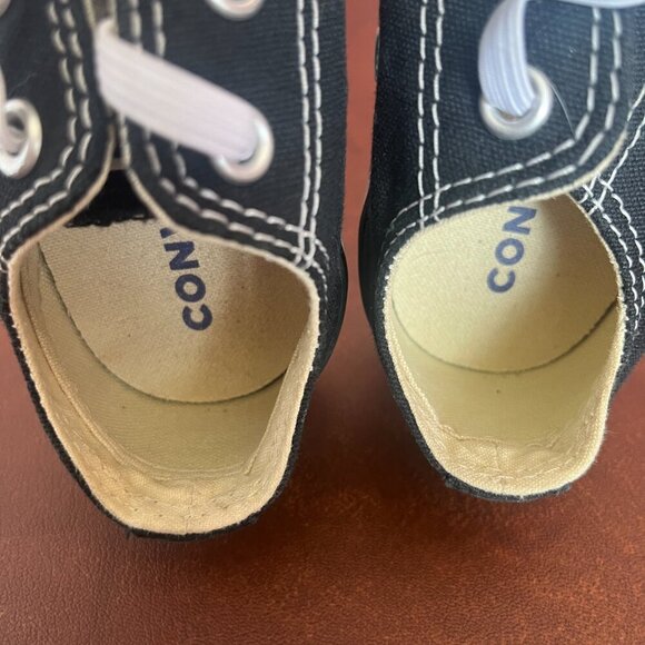 Converse Chuck Taylor All Star Low Tops Black Youth Sneakers - Picture 5 of 9